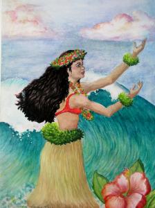 Lynn Maverick Denzer, Paints Oahu Beauty 